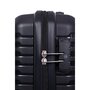 Большой чемодан CARLTON Harbor Plus на 118 л весом 4,5 кг из полипропилена Черный